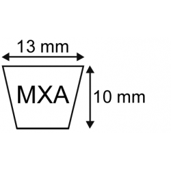 COURROIE MX  A53 1/4 - SPA 1382