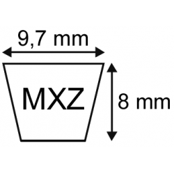 COURROIE MX  Z24     - SPZ 640