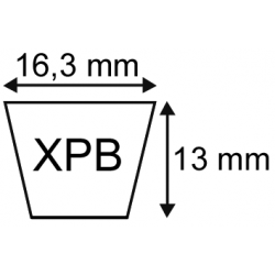 COURROIE XPB1400           16,,3X13X1400
